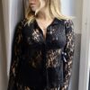 pigiama CHANTILLY nero - immagine 2