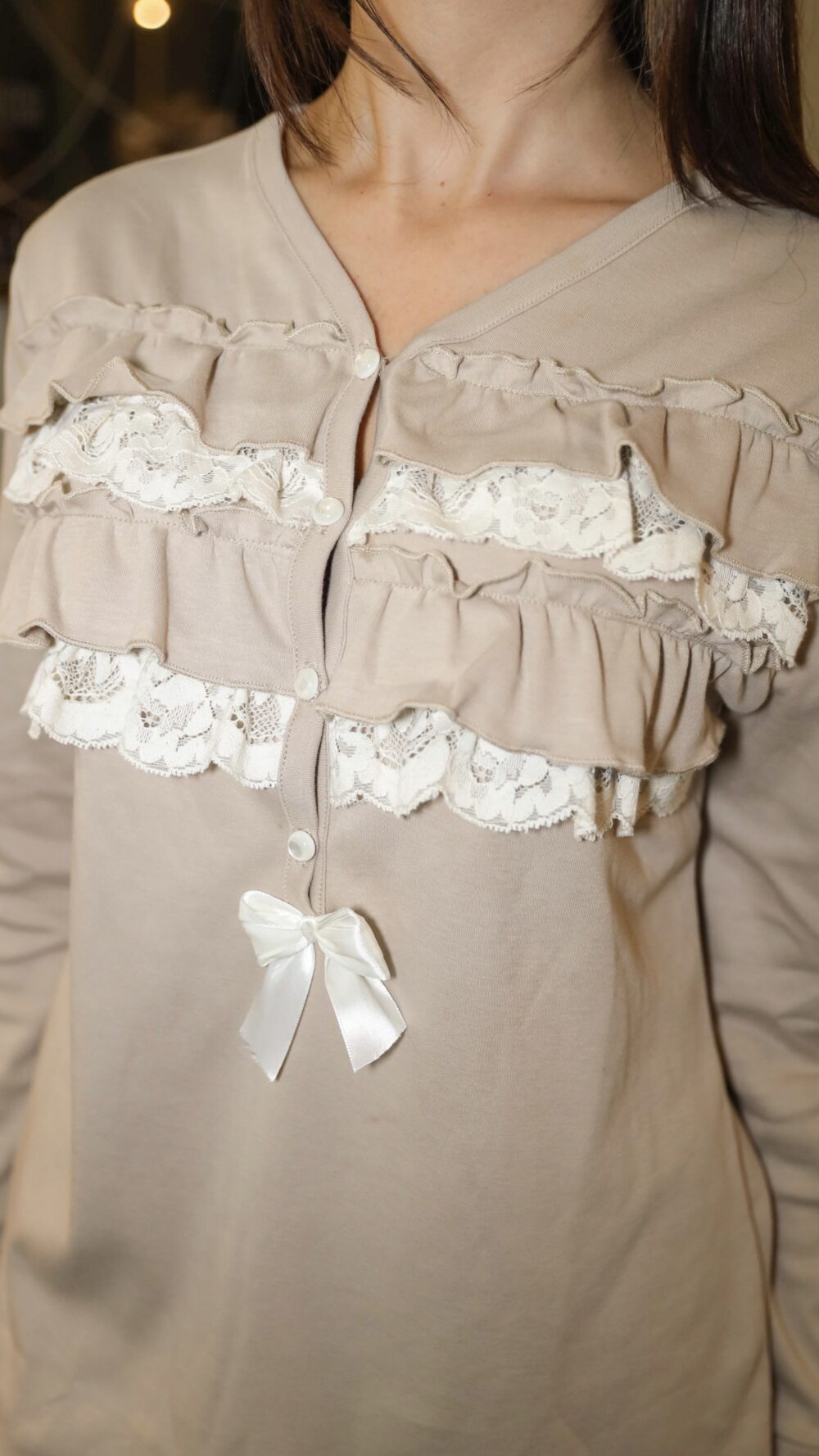 pigiama serafino LADY - immagine 2
